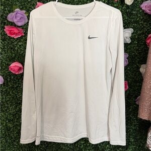 Nike Women's White Long Sleeve Tee